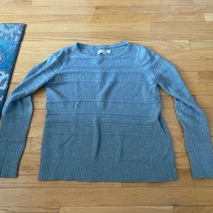 Loft - gray sweater - small
